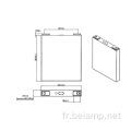 Lifepo4 Battery Cell 3.2V 96AH pour le véhicule électrique